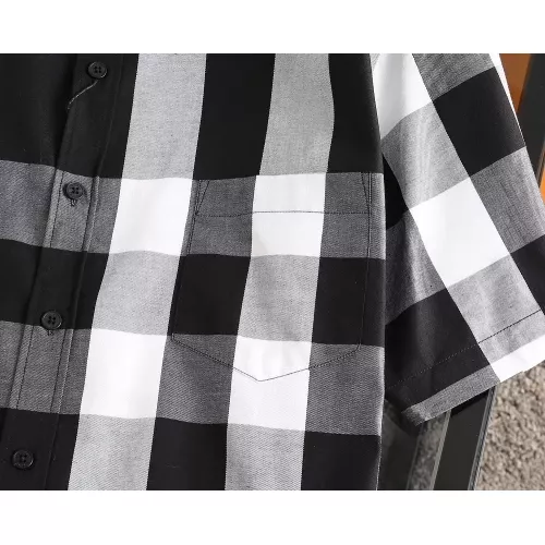 Replica Burberry Shirts Short Sleeved For Men #1346629 $38.00 USD for Wholesale