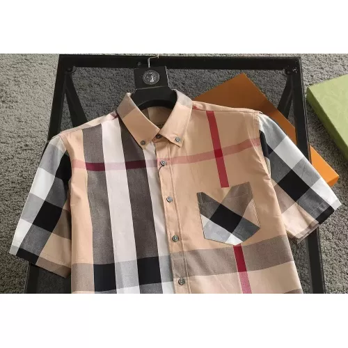 Replica Burberry Shirts Short Sleeved For Men #1346632 $38.00 USD for Wholesale
