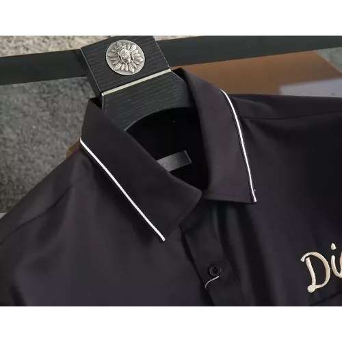 Replica Christian Dior Shirts Short Sleeved For Men #1346643 $38.00 USD for Wholesale