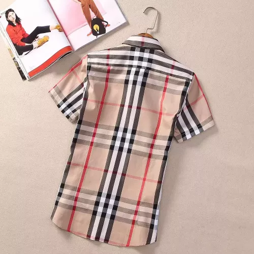 Replica Burberry Shirts Short Sleeved For Women #1346645 $36.00 USD for Wholesale