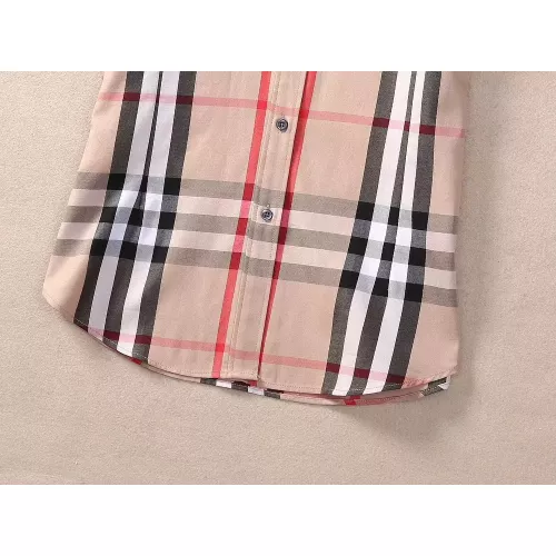 Replica Burberry Shirts Short Sleeved For Women #1346645 $36.00 USD for Wholesale