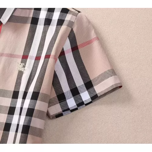 Replica Burberry Shirts Short Sleeved For Women #1346645 $36.00 USD for Wholesale