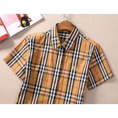 Replica Burberry Shirts Short Sleeved For Women #1346647 $36.00 USD for Wholesale