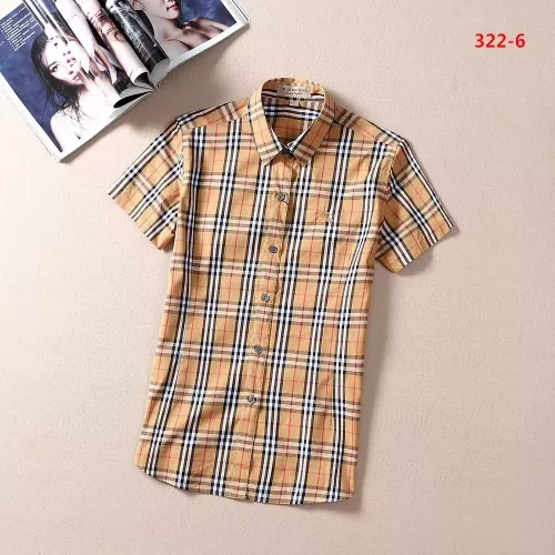 Burberry Shirts Short Sleeved For Women #1346648 $36.00 USD, Wholesale Replica Burberry Shirts
