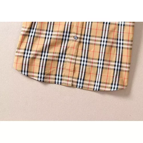 Replica Burberry Shirts Short Sleeved For Women #1346648 $36.00 USD for Wholesale