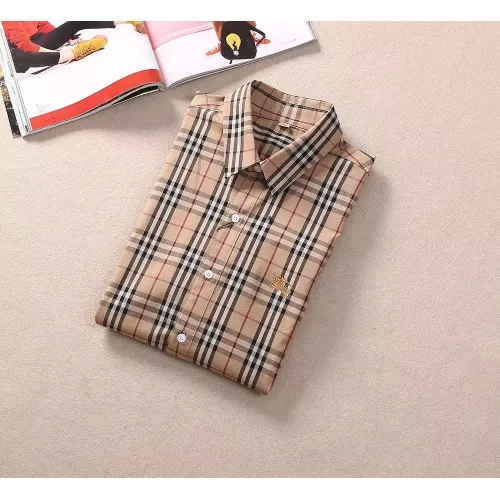 Replica Burberry Shirts Short Sleeved For Women #1346649 $36.00 USD for Wholesale