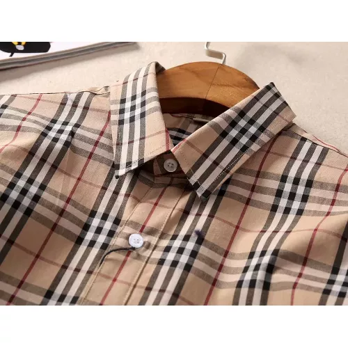 Replica Burberry Shirts Short Sleeved For Women #1346649 $36.00 USD for Wholesale