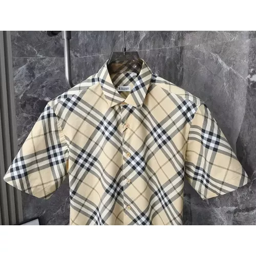 Replica Burberry Shirts Short Sleeved For Men #1346652 $39.00 USD for Wholesale