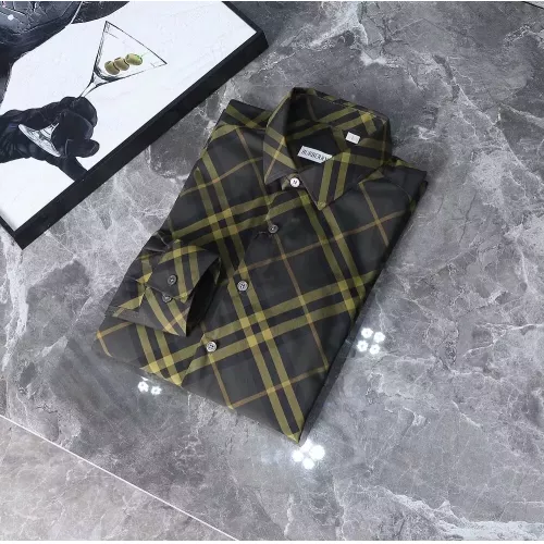 Replica Burberry Shirts Long Sleeved For Men #1346658 $42.00 USD for Wholesale