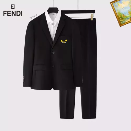 Fendi Tracksuits Long Sleeved For Men #1346689 $92.00 USD, Wholesale Replica Fendi Tracksuits