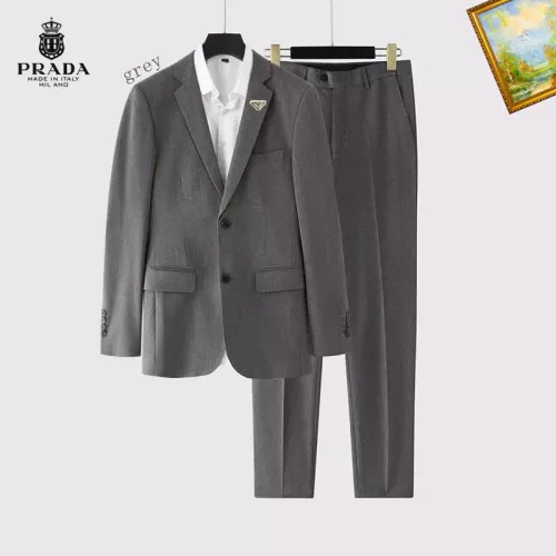 Prada Tracksuits Long Sleeved For Men #1346694 $92.00 USD, Wholesale Replica Prada Tracksuits
