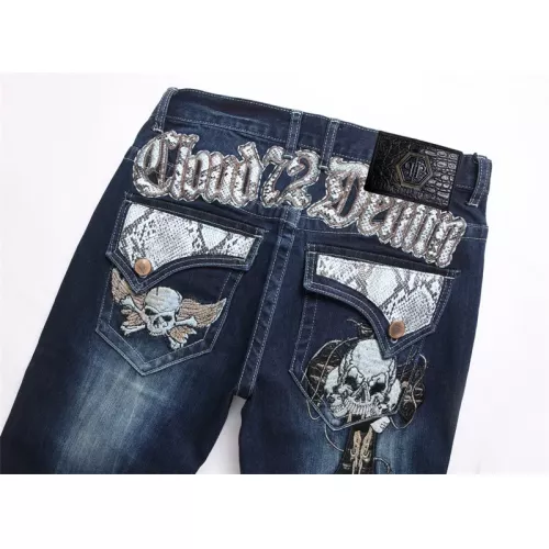 Replica Philipp Plein PP Jeans For Men #1346780 $48.00 USD for Wholesale