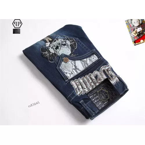 Replica Philipp Plein PP Jeans For Men #1346780 $48.00 USD for Wholesale