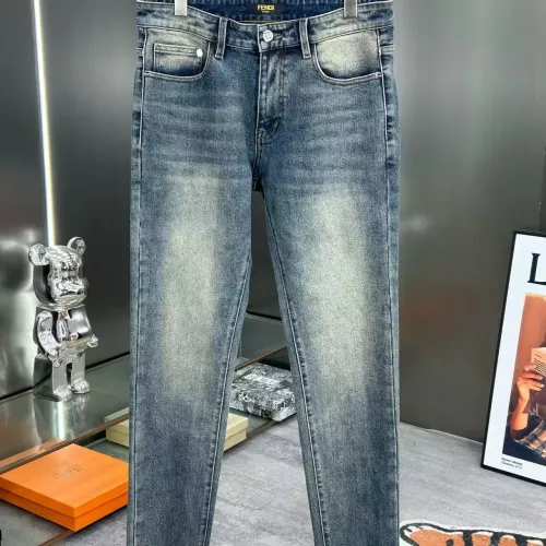 Replica Fendi Jeans For Men #1346785 $56.00 USD for Wholesale