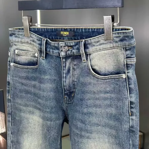 Replica Fendi Jeans For Men #1346785 $56.00 USD for Wholesale