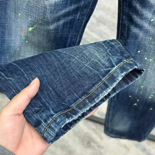 Replica Philipp Plein PP Jeans For Men #1346796 $56.00 USD for Wholesale