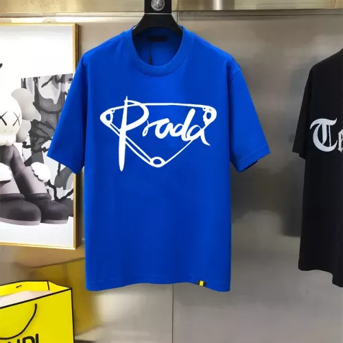 Prada T-Shirts Short Sleeved For Men #1346944 $40.00 USD, Wholesale Replica Prada T-Shirts