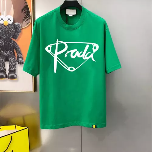 Prada T-Shirts Short Sleeved For Men #1346945 $40.00 USD, Wholesale Replica Prada T-Shirts