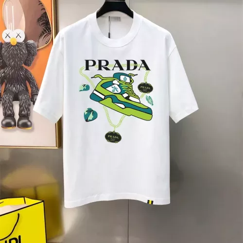 Prada T-Shirts Short Sleeved For Men #1346988 $40.00 USD, Wholesale Replica Prada T-Shirts