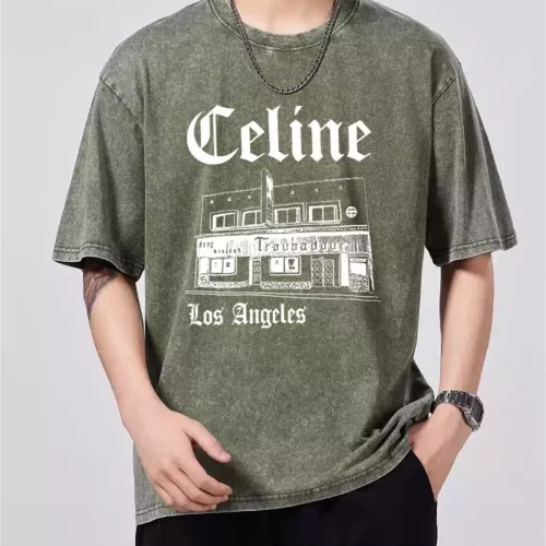 Celine T-Shirts Short Sleeved For Men #1347007 $45.00 USD, Wholesale Replica Celine T-Shirts