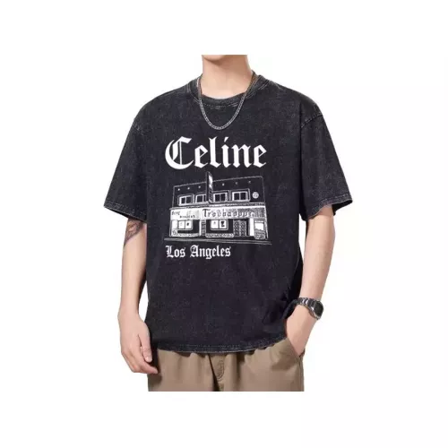 Celine T-Shirts Short Sleeved For Men #1347009 $45.00 USD, Wholesale Replica Celine T-Shirts