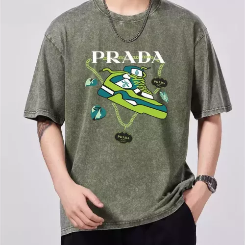 Prada T-Shirts Short Sleeved For Men #1347019 $45.00 USD, Wholesale Replica Prada T-Shirts