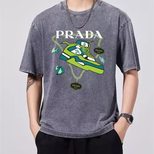 Prada T-Shirts Short Sleeved For Men #1347021 $45.00 USD, Wholesale Replica Prada T-Shirts