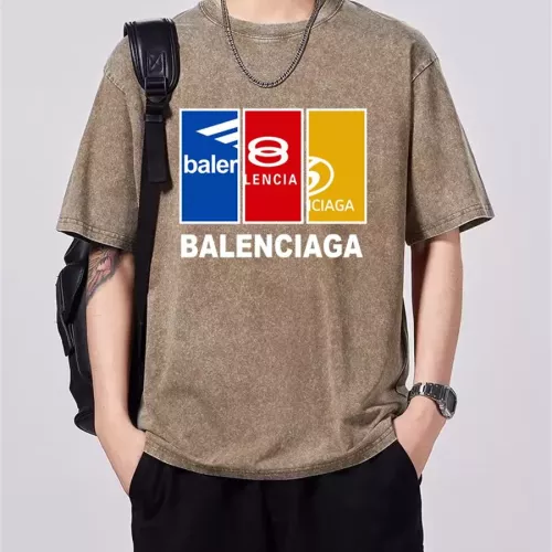 Balenciaga T-Shirts Short Sleeved For Men #1347048 $45.00 USD, Wholesale Replica Balenciaga T-Shirts