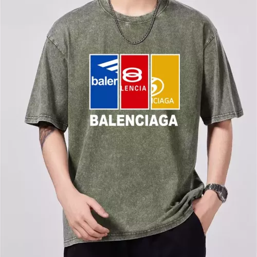 Balenciaga T-Shirts Short Sleeved For Men #1347049 $45.00 USD, Wholesale Replica Balenciaga T-Shirts