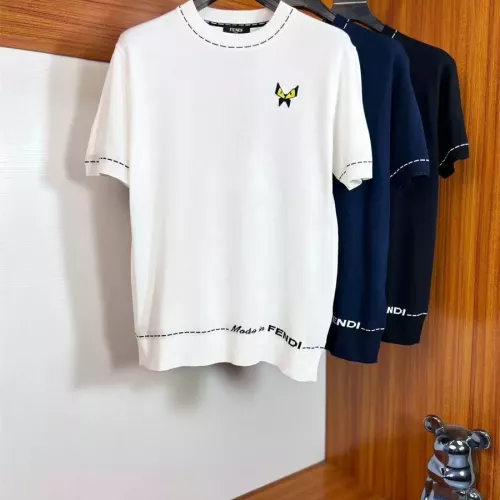 Replica Fendi T-Shirts Short Sleeved For Men #1347079 $45.00 USD for Wholesale