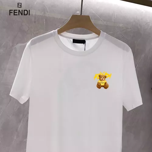 Replica Fendi T-Shirts Short Sleeved For Unisex #1347113 $25.00 USD for Wholesale