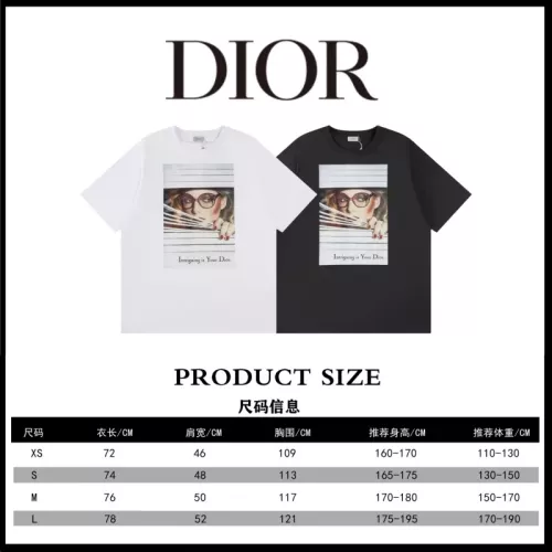 Replica Christian Dior T-Shirts Short Sleeved For Unisex #1347163 $42.00 USD for Wholesale