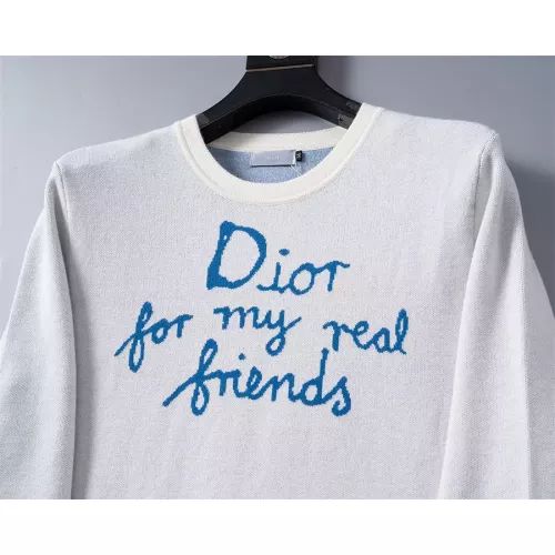 Replica Christian Dior Sweaters Long Sleeved For Men #1347164 $52.00 USD for Wholesale