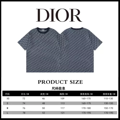 Replica Christian Dior T-Shirts Short Sleeved For Unisex #1347168 $48.00 USD for Wholesale