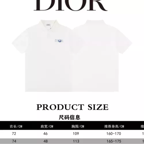 Replica Christian Dior T-Shirts Short Sleeved For Unisex #1347170 $42.00 USD for Wholesale