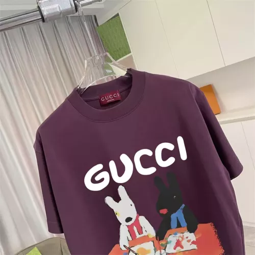 Replica Gucci T-Shirts Short Sleeved For Unisex #1347255 $42.00 USD for Wholesale