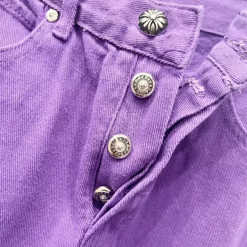Replica Chrome Hearts Jeans For Men #1347357 $60.00 USD for Wholesale