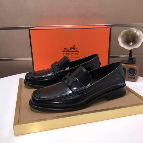 Hermes Leather Shoes For Men #1347407 $100.00 USD, Wholesale Replica Hermes Leather Shoes