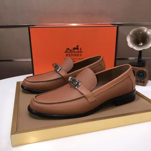 Hermes Leather Shoes For Men #1347409 $100.00 USD, Wholesale Replica Hermes Leather Shoes