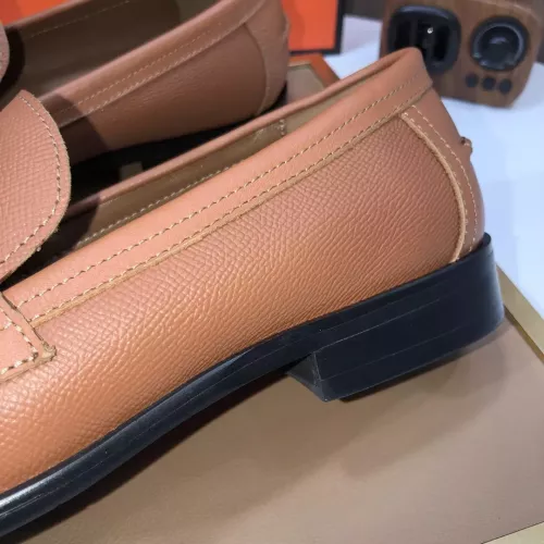 Replica Hermes Leather Shoes For Men #1347409 $100.00 USD for Wholesale