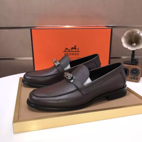 Hermes Leather Shoes For Men #1347410 $100.00 USD, Wholesale Replica Hermes Leather Shoes