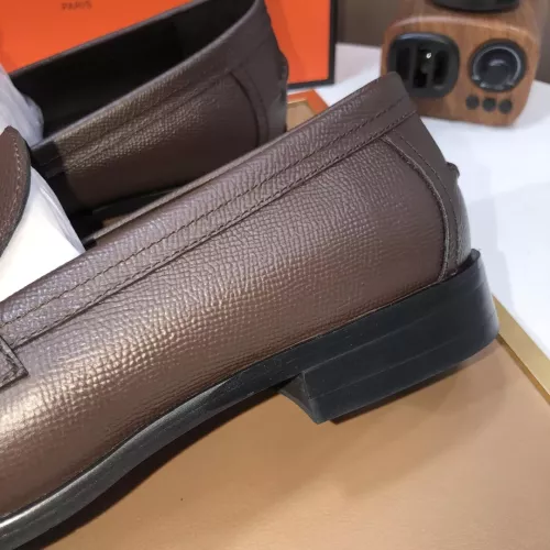 Replica Hermes Leather Shoes For Men #1347410 $100.00 USD for Wholesale
