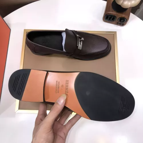 Replica Hermes Leather Shoes For Men #1347410 $100.00 USD for Wholesale