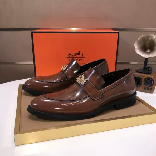 Hermes Leather Shoes For Men #1347412 $92.00 USD, Wholesale Replica Hermes Leather Shoes