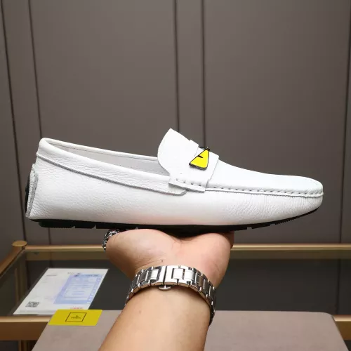 Replica Fendi Leather Shoes For Men #1347414 $80.00 USD for Wholesale
