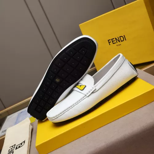 Replica Fendi Leather Shoes For Men #1347414 $80.00 USD for Wholesale