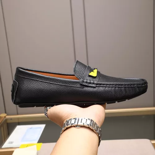 Replica Fendi Leather Shoes For Men #1347417 $80.00 USD for Wholesale