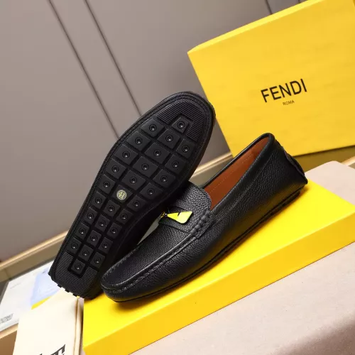 Replica Fendi Leather Shoes For Men #1347417 $80.00 USD for Wholesale