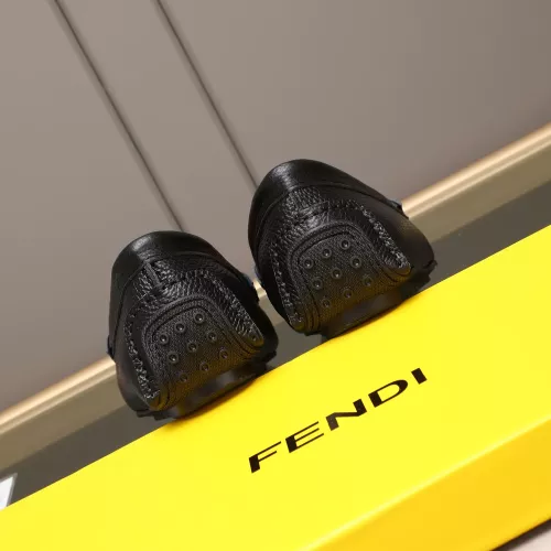 Replica Fendi Leather Shoes For Men #1347417 $80.00 USD for Wholesale