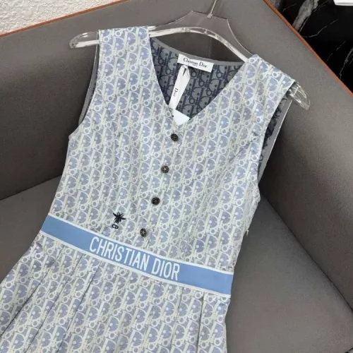 Replica Christian Dior Dresses Sleeveless For Women #1347436 $105.00 USD for Wholesale